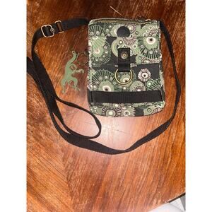 Kipling Forest Whimsical Green Monkey Purse Charm Adjustable Crossbody